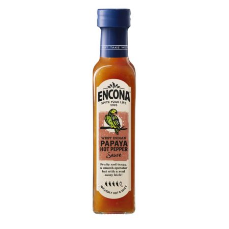 Sauce west indian papaya hot pepper Encona